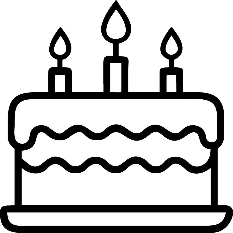 Soft abstract image of a cake with glowing candles and soft light copy space on side vector