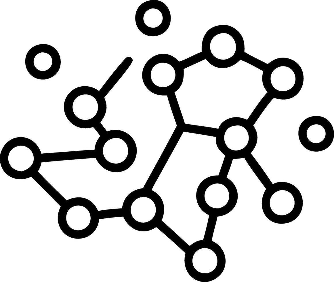 Soft abstract digital art representing network data flow with copy space vector