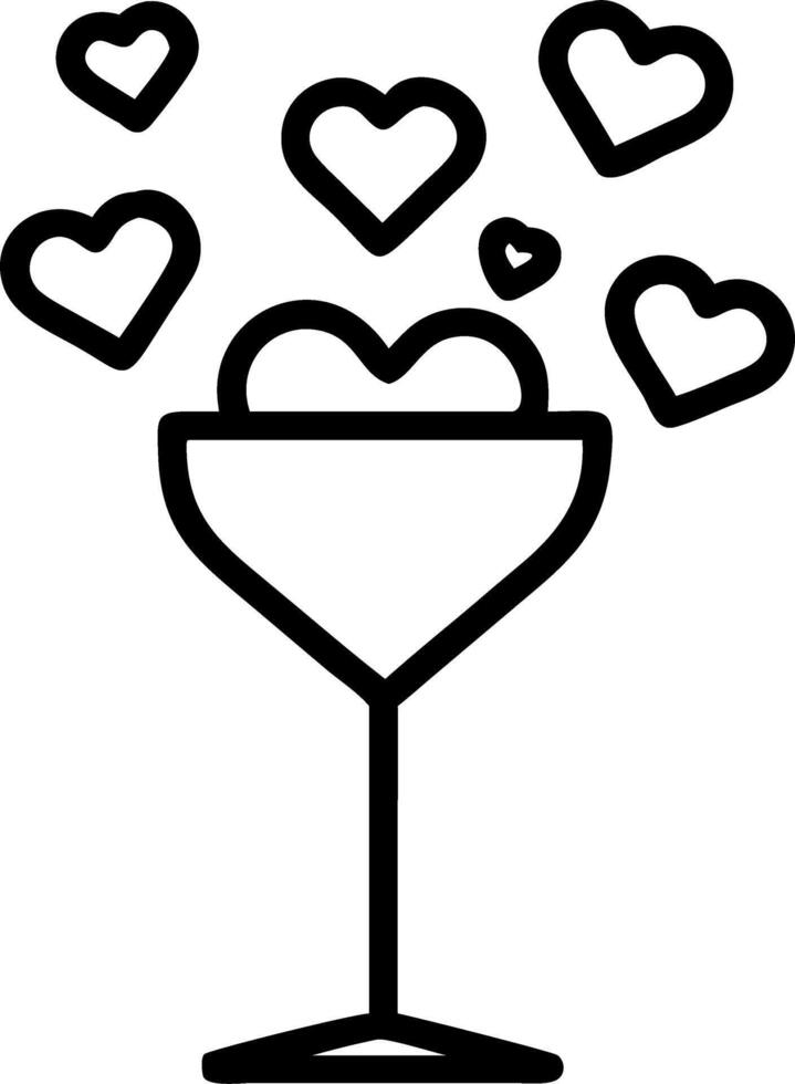 Soft abstract image of a champagne tower with floating bubbles copy space on side vector