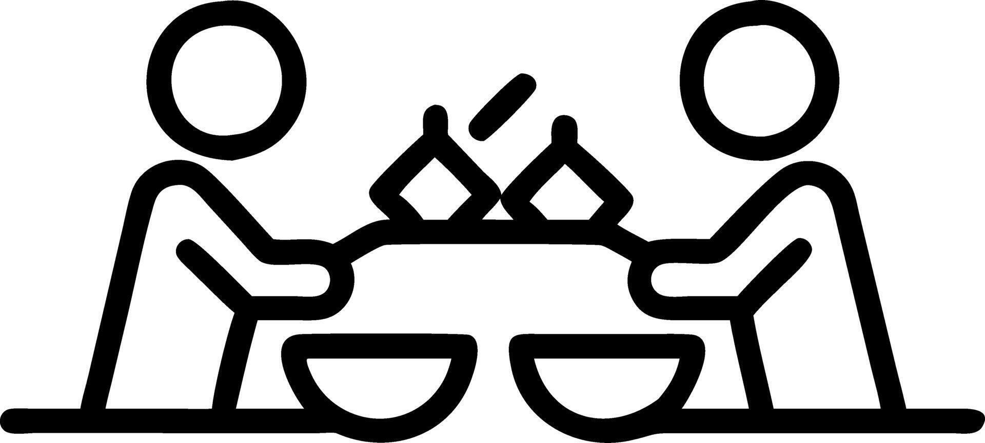 Reyes Magos outdoor picnic role play with copy space vector
