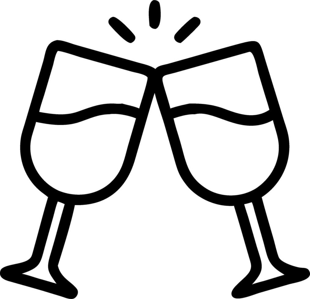 Portrait of family toasting with wine glasses during anniversary copy space above Set 2 vector