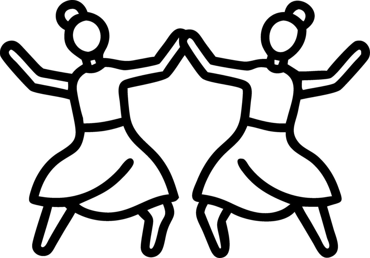 Pongal Joyful Dance Close up vector