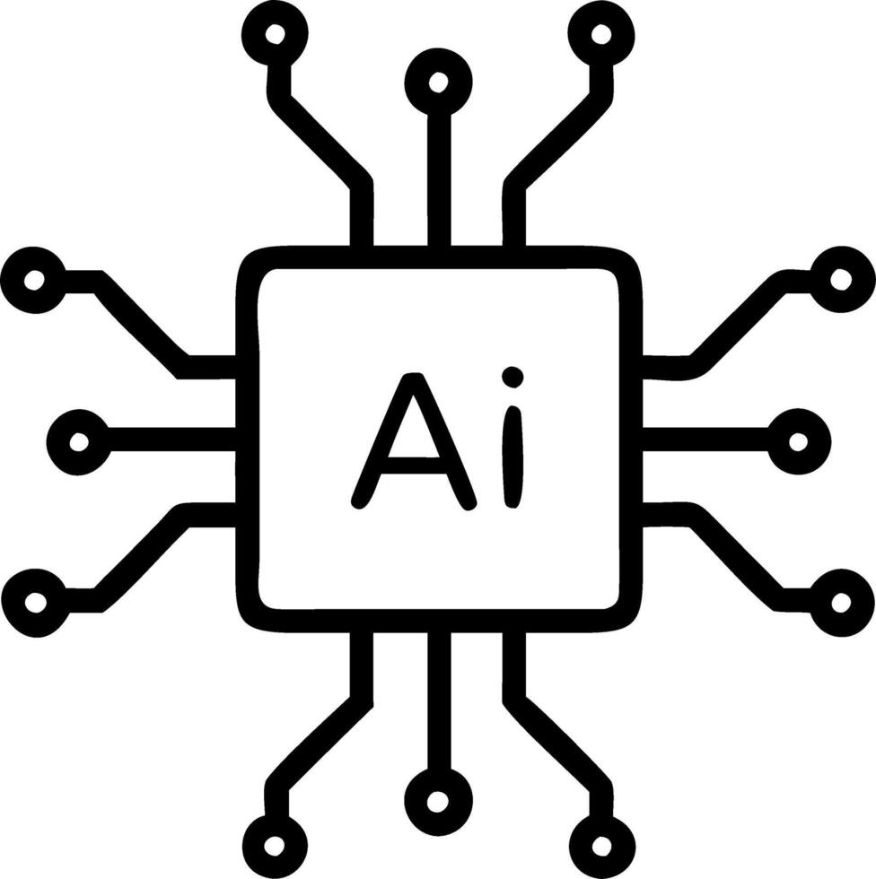 Plain white background with circuit board for industrial use vector