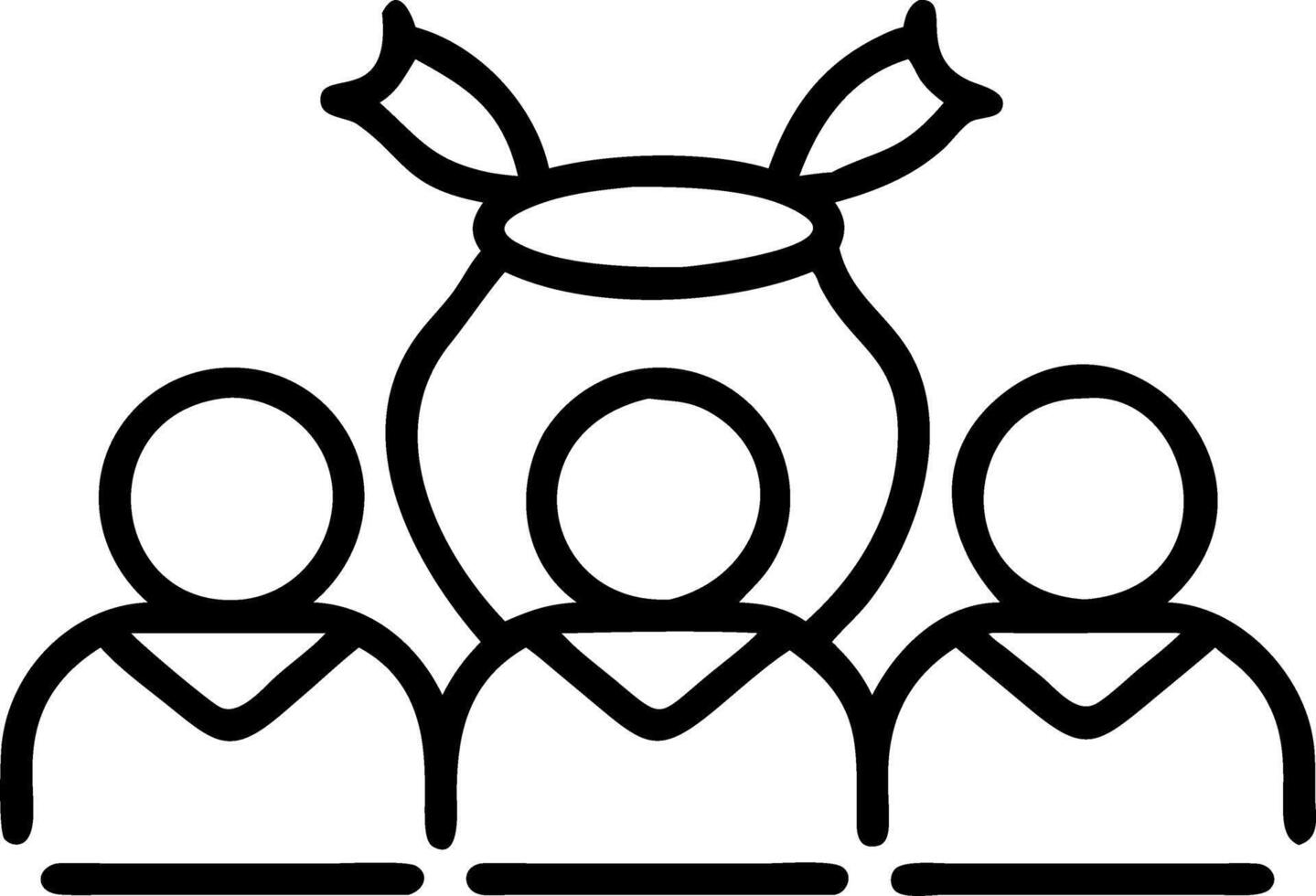 Pongal Business Meeting vector