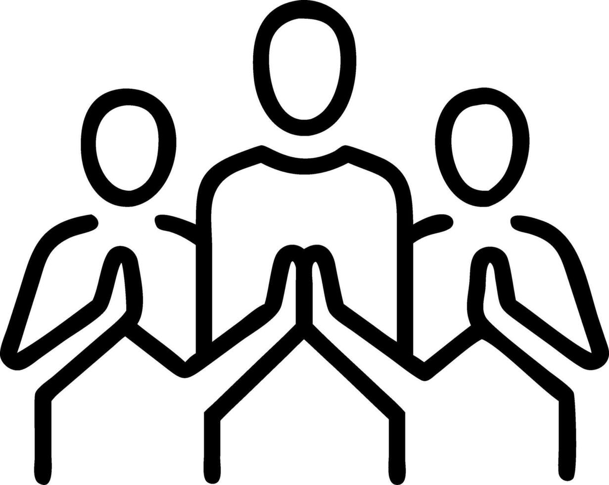 Plain Unity Prayer Space vector