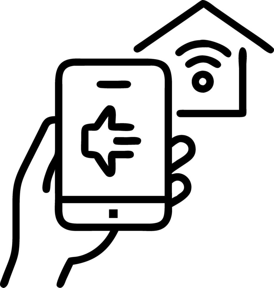 Patient accessing telemedicine services from home via tablet copy space Set 2 vector