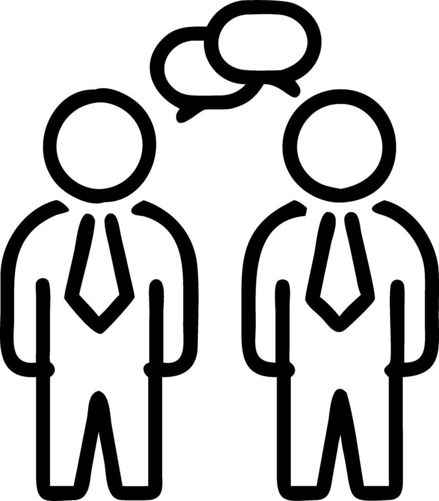 Office colleagues in futuristic attire brainstorming with copy space vector
