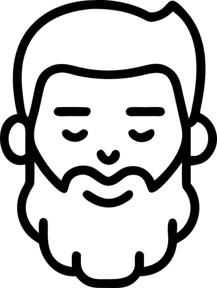 Man applying beard balm with beard care products copy space on left vector