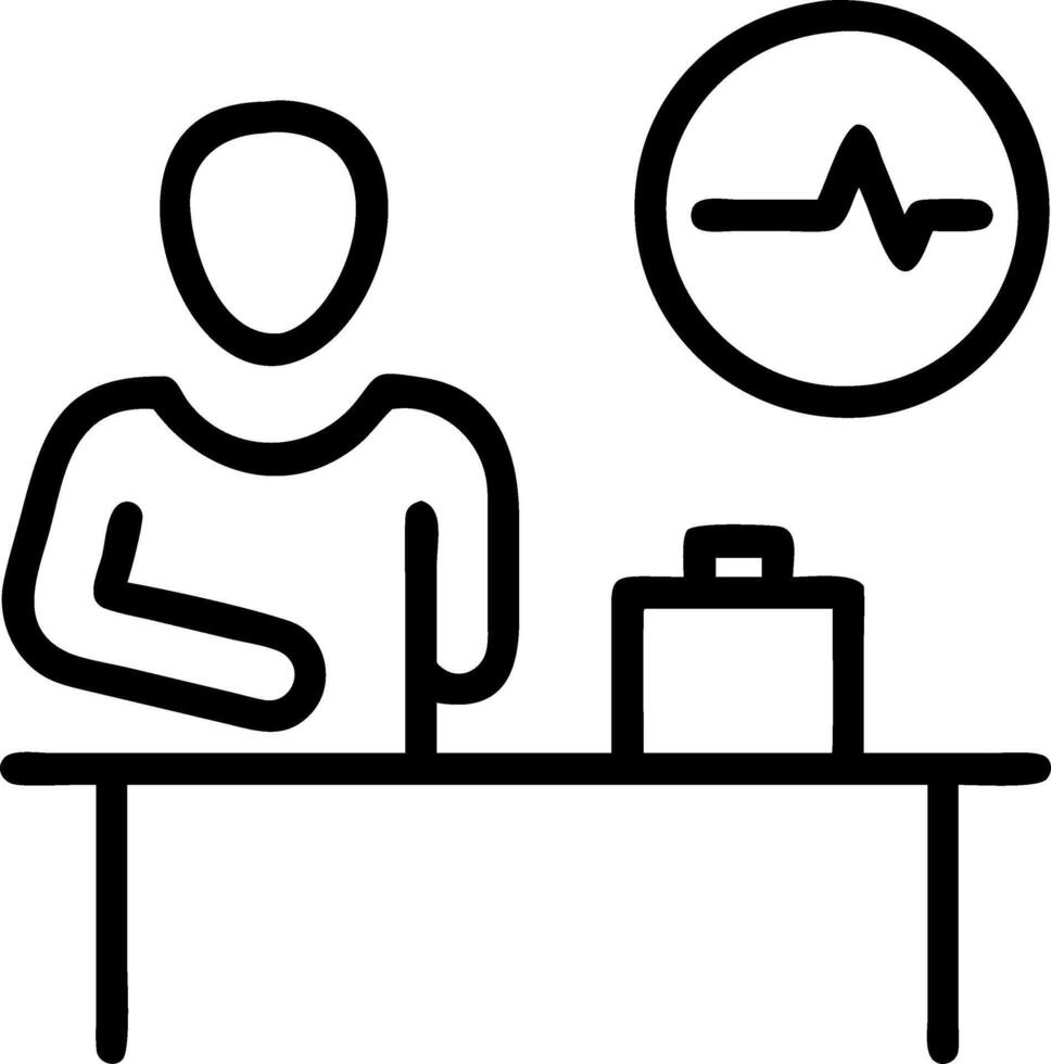 Medical financial planner analyzing budget on bokeh digital art background Set 11 vector