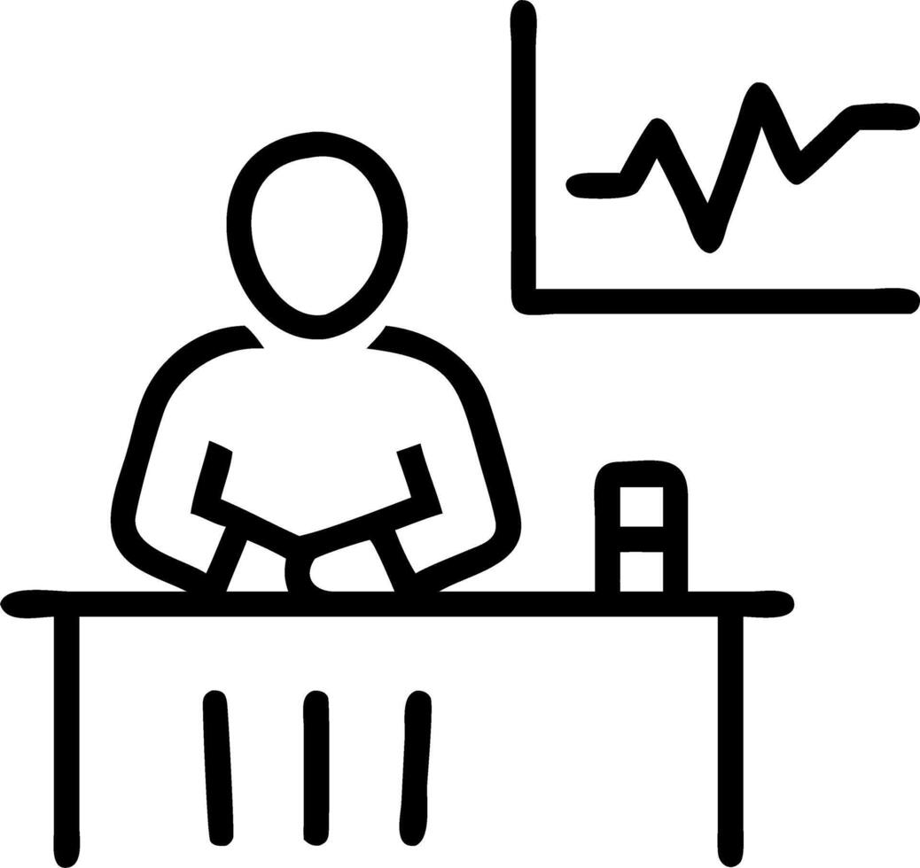 Medical financial planner analyzing budget on bokeh digital art background Set 6 vector