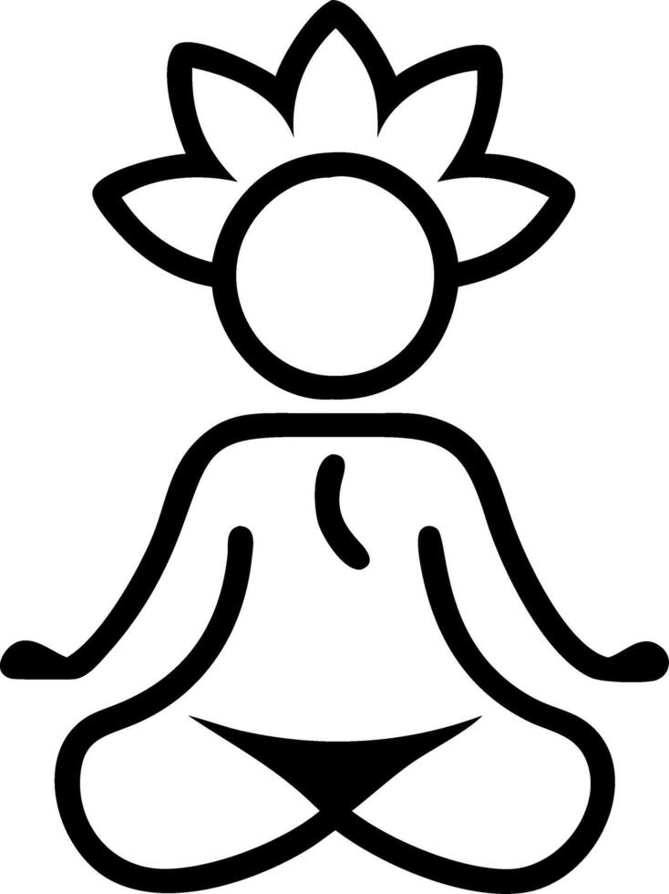 Mindfulness symbols set vector
