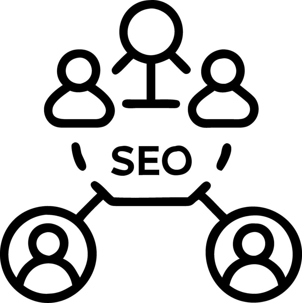 Marketing team collaborating on SEO strategies soft abstract background copy space below. Set 4 vector