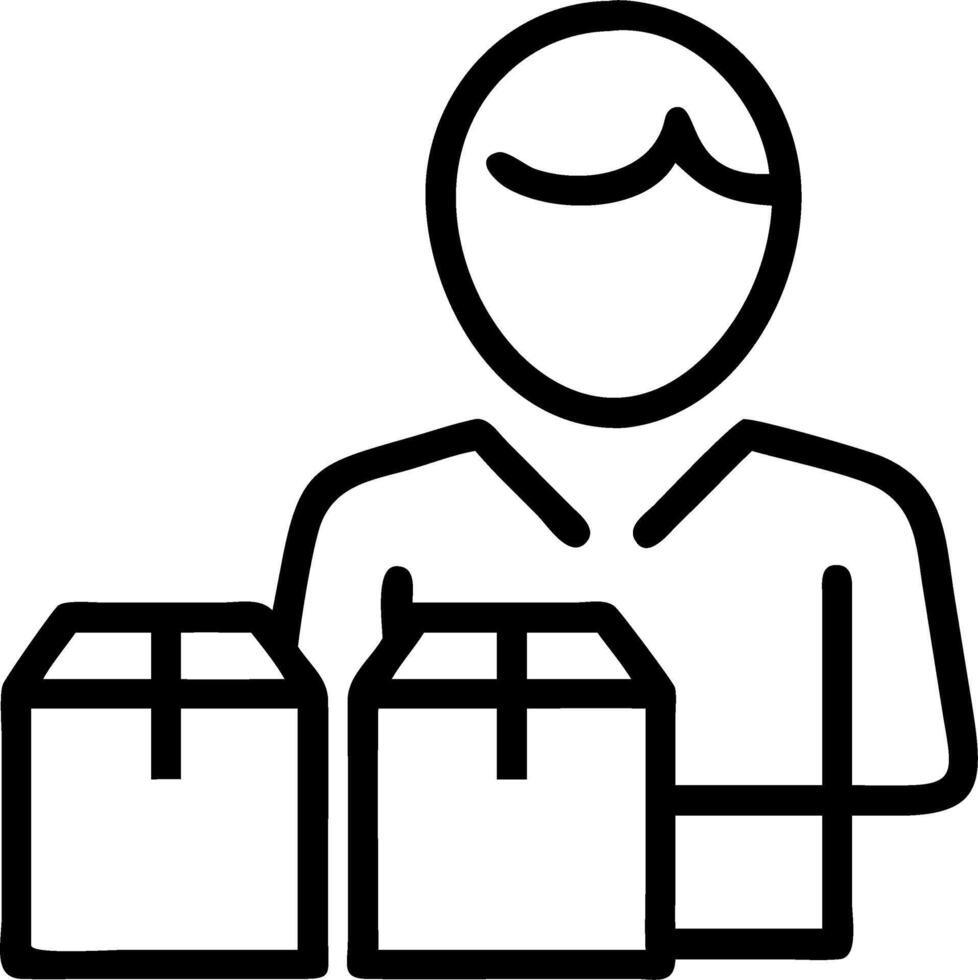 Manager overseeing eco friendly packaging processes in modern warehouse with copy space vector