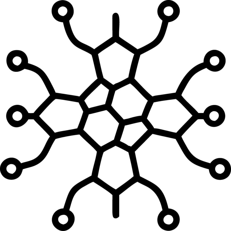 Macro of a glowing neural network pattern symbolizing intellectual epiphany and insight with copy space vector