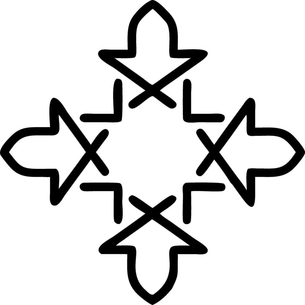 Macro Interfaith Symbol Harmony vector