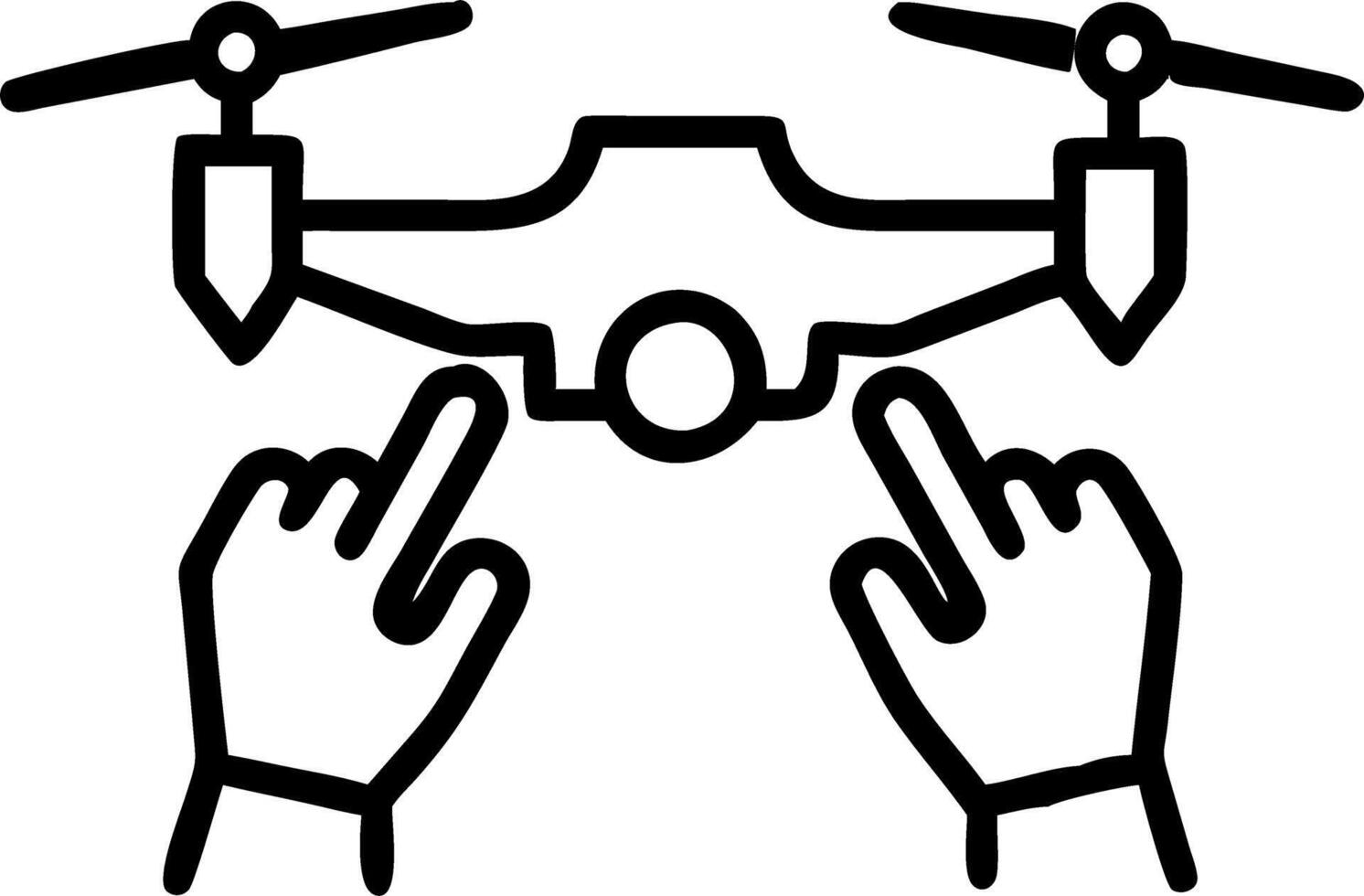 Macro close up of an engineers hands assembling a microchip with copy space vector