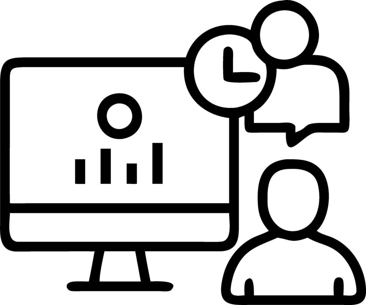 Macro close up of a data analyst using collaborative machine learning tools for data projects with copy space Set 2 vector