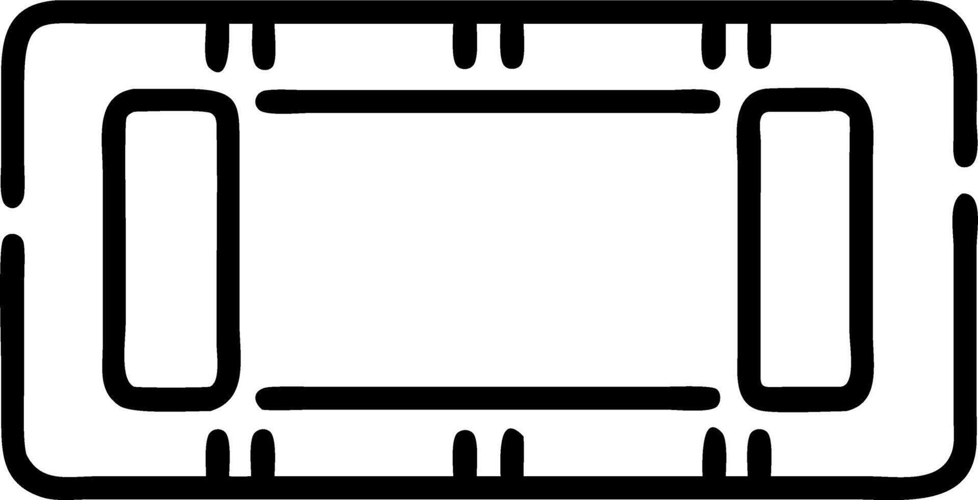 Plain digital grid background with sci fi elements and copy space vector