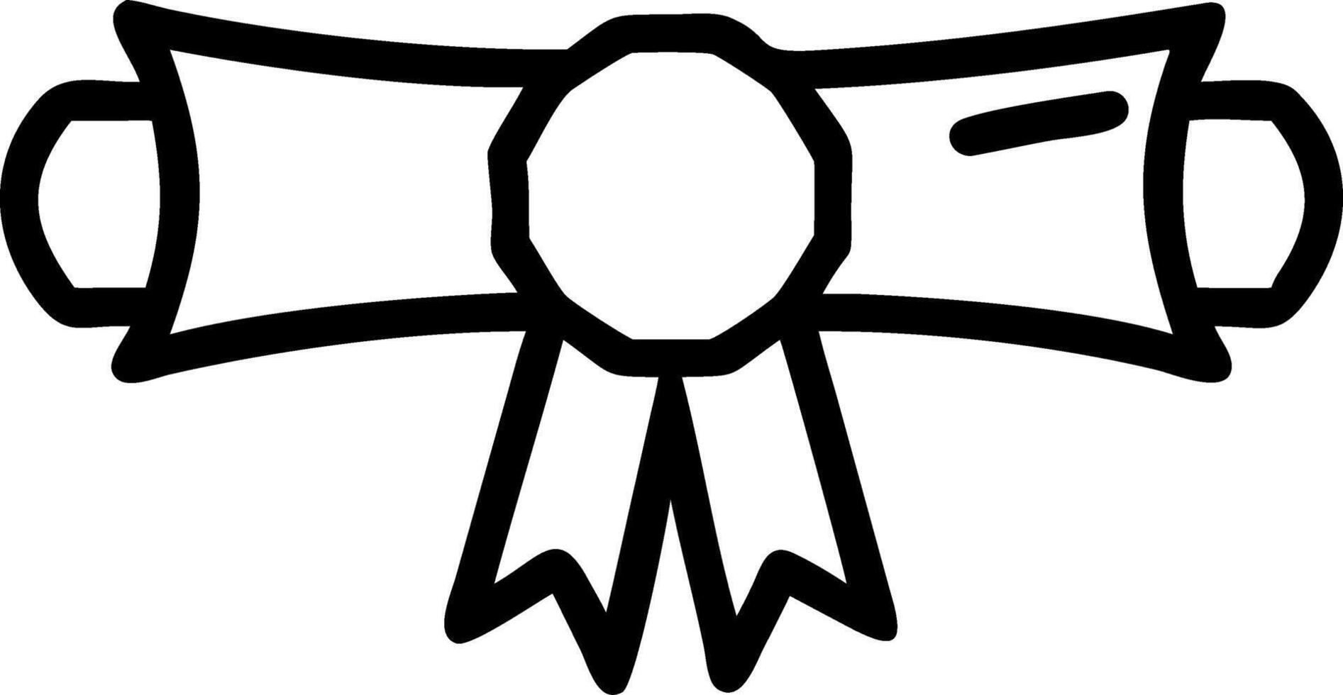 Graduation Ribbon Scroll vector