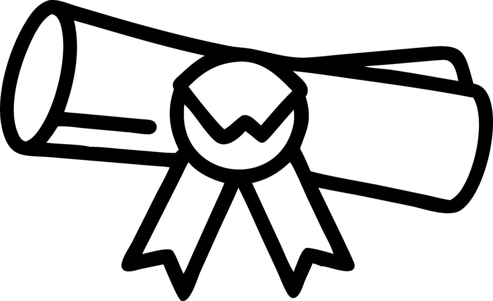 Graduation Scroll Ribbon vector