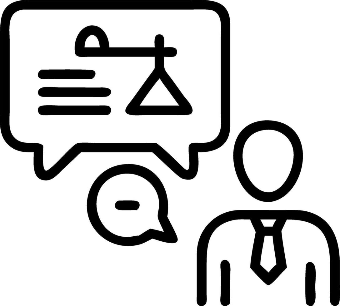 Lawyer consulting client via holographic projection with copy space vector