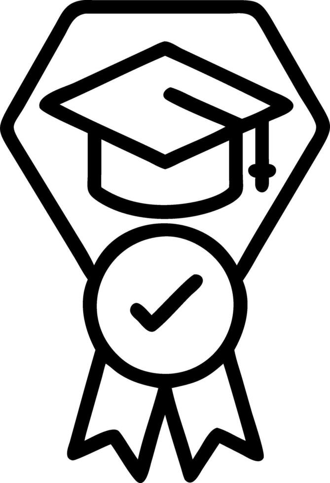 Graduation Medal D vector