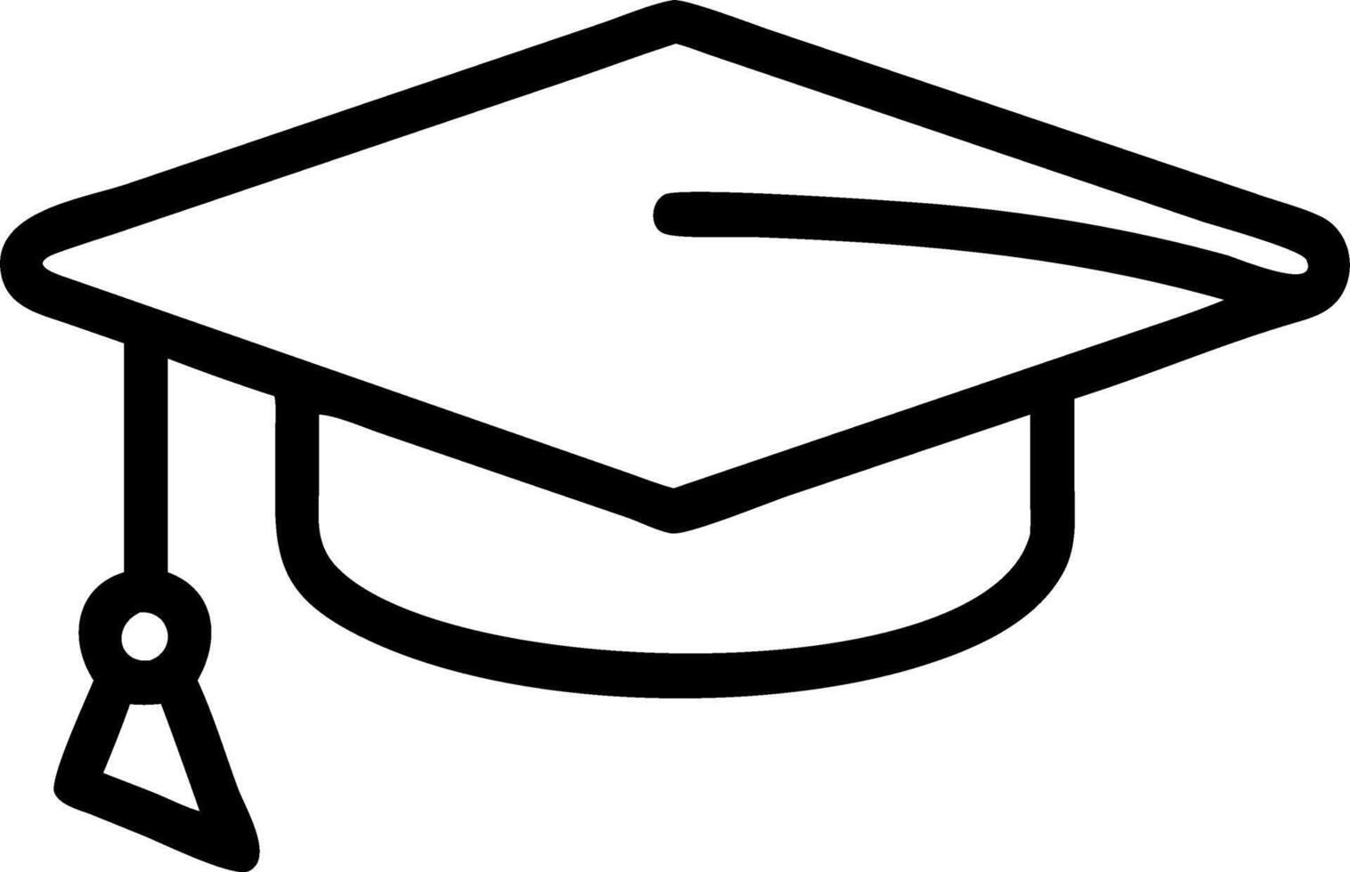 Graduation Cap with Tassel Icon vector