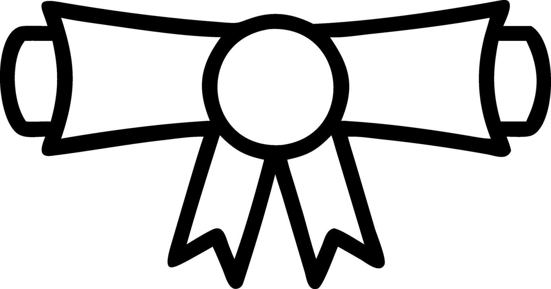 Graduation Certificate Ribbon vector
