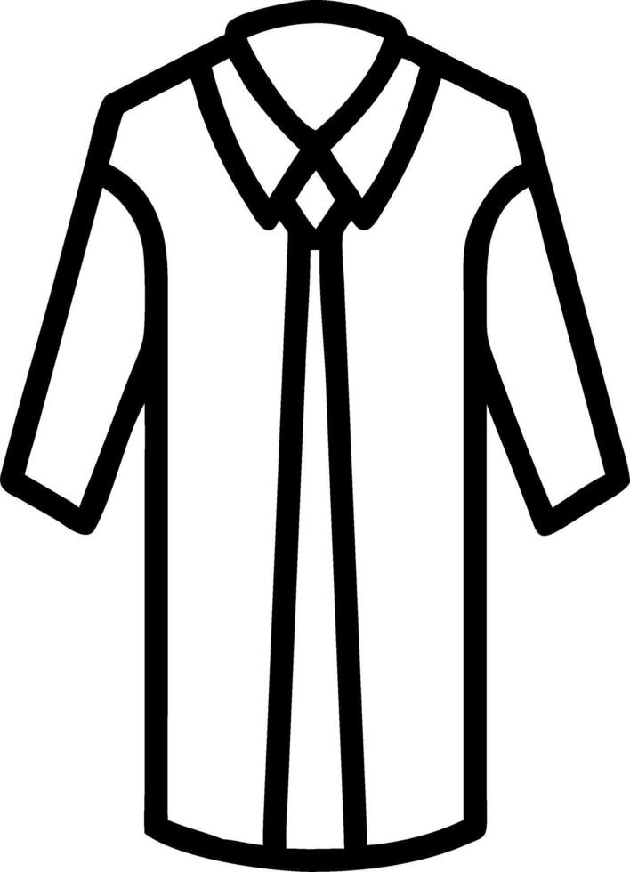 Graduation Gown Illustration vector