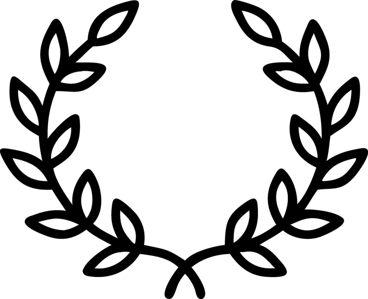 Graduation Laurel Wreath vector