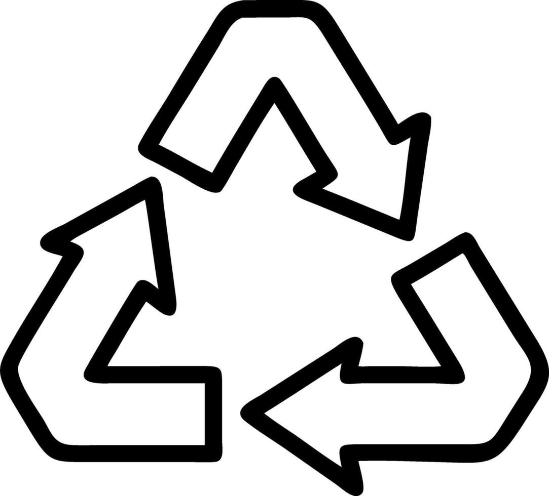 Glossy wood textured background with recycle icon vector