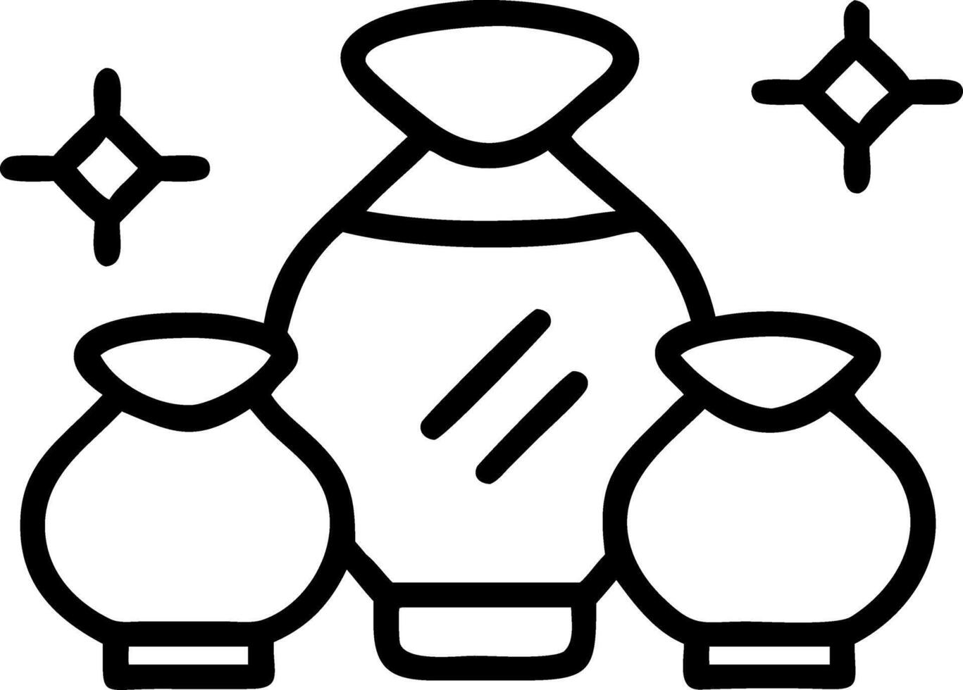 Glossy Seollal Traditional Wine Ceremony Background vector