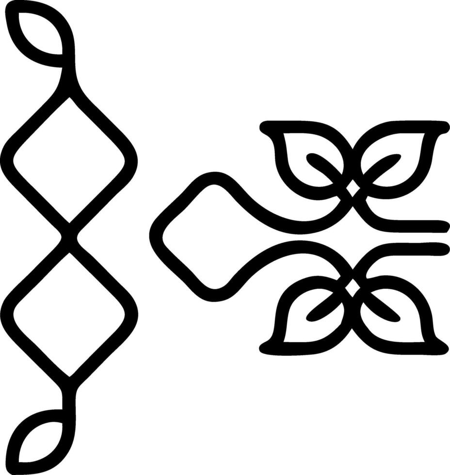 Glossy silver background with traditional ornaments and copy space to the left. vector
