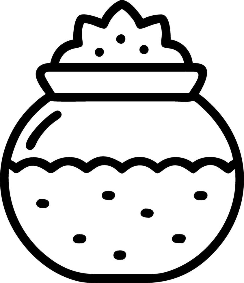Glossy Pongal Traditional Pot vector