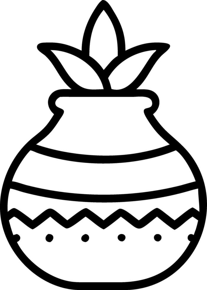 Glossy Pongal Harvest Scene vector