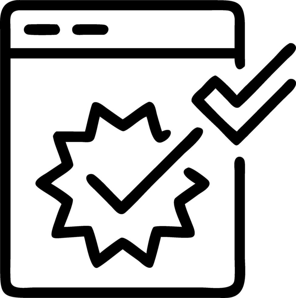 Glossy green background with a glowing checkmark symbolizing digital approval or verification vector