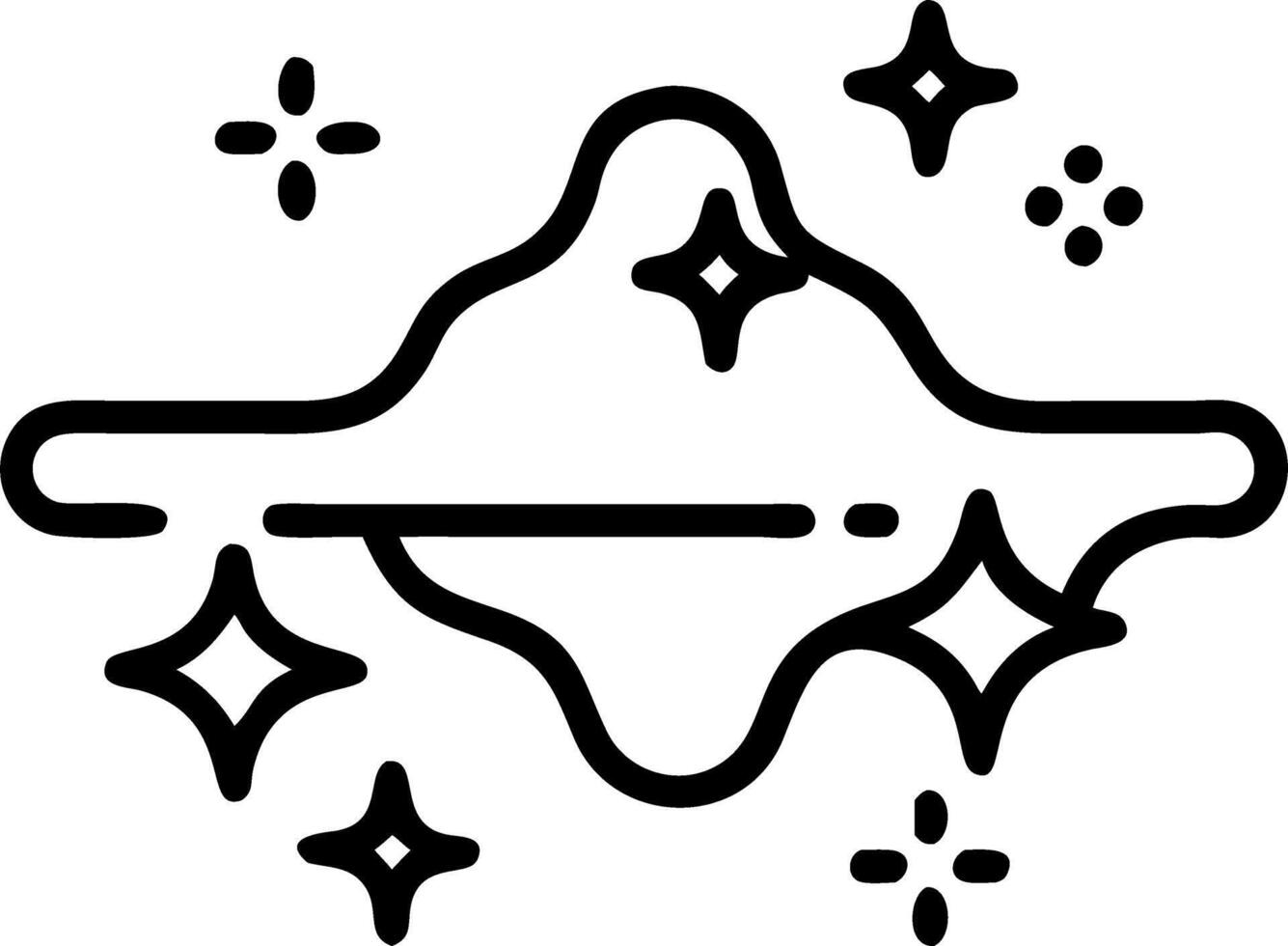 Glossy abstract light particles with futuristic glow and copy space vector