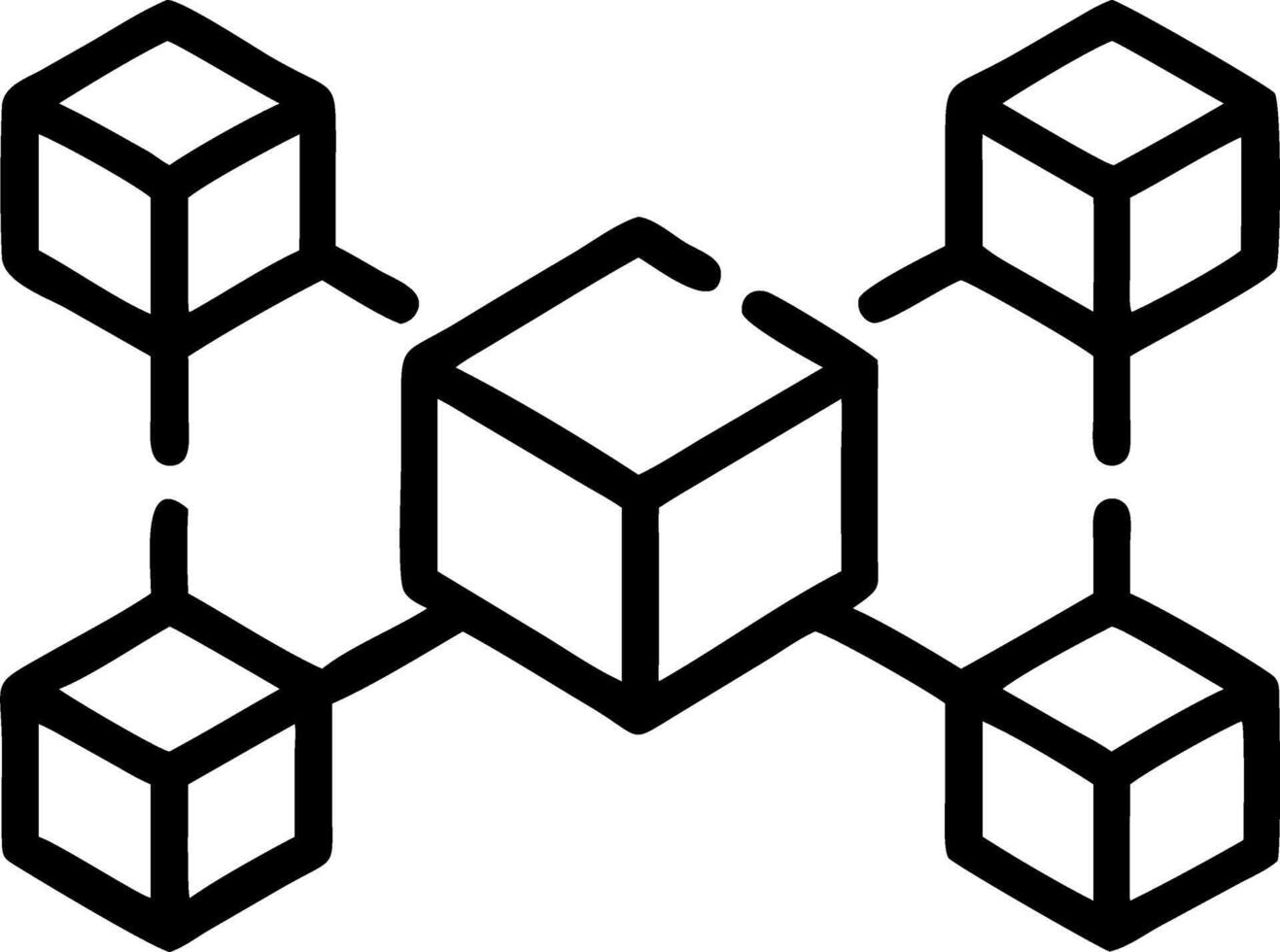 Glossy background of startup team leveraging blockchain for digital transformation with copy space vector
