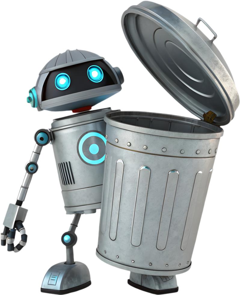 Advanced robot design with a cute, playful look. . png