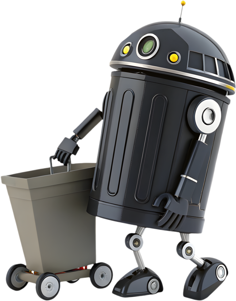 Futuristic robot with playful design and advanced features. . png