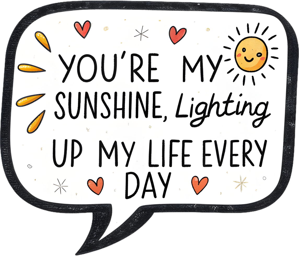 Valentines clipart with stunning heart-filled graphic phrases. . png
