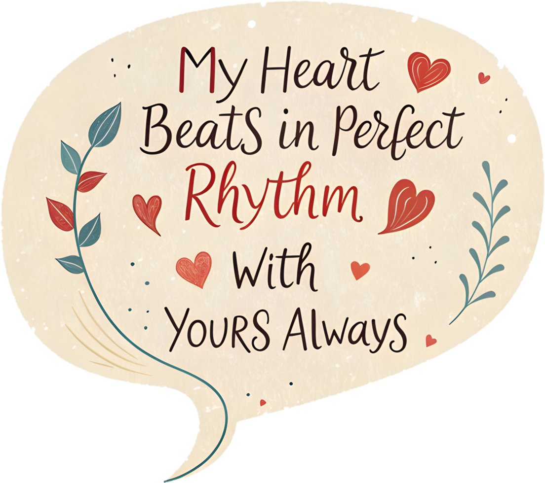 Romantic Valentines Day phrase clipart for graphic inspirations. . png