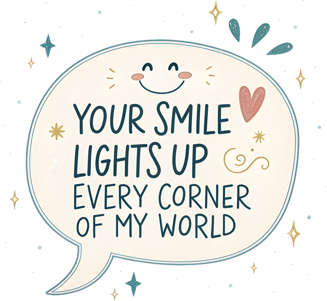 Stunning Valentines Day clipart with decorative love phrases. . png