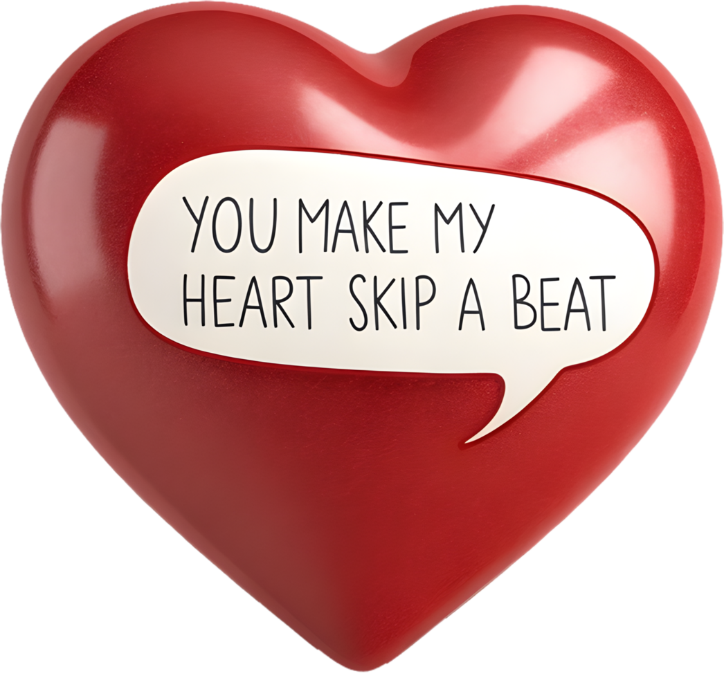Valentines Day clipart with stunning heart phrase designs. . png