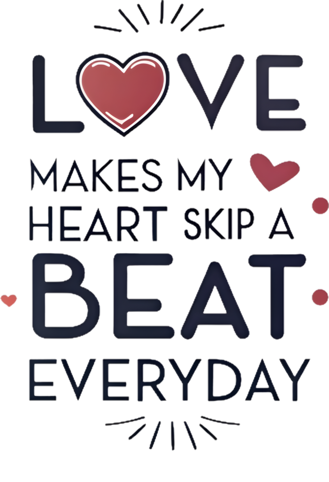 Romantic phrase clipart perfect for creative Valentines designs. . png