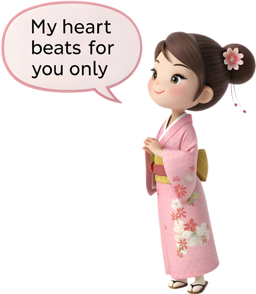 Elegant Valentines art featuring girl with charming love vibes. . png