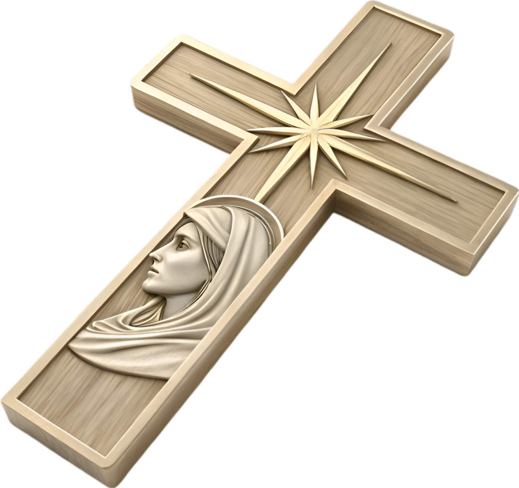 Elegant Christian Cross Clipart for Sacred Design Messages. . png