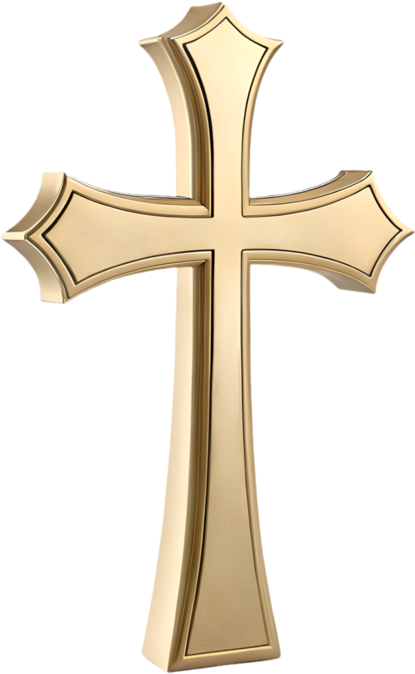 Faith-Based Christian Cross Clipart for Elegant Messages. . png