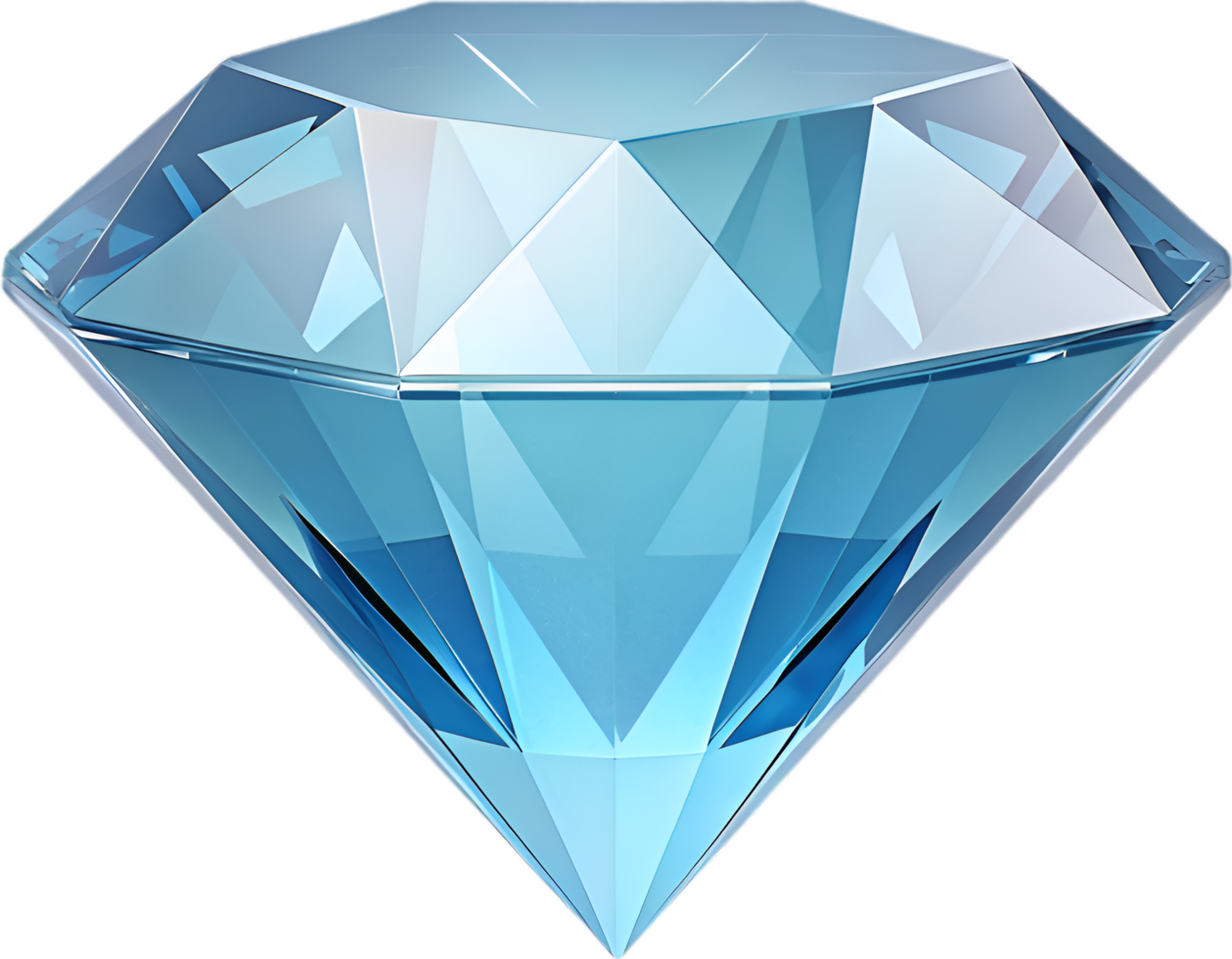 Artistic Gemstone Clipart with Stunning Cuts for Creative Designs. . png