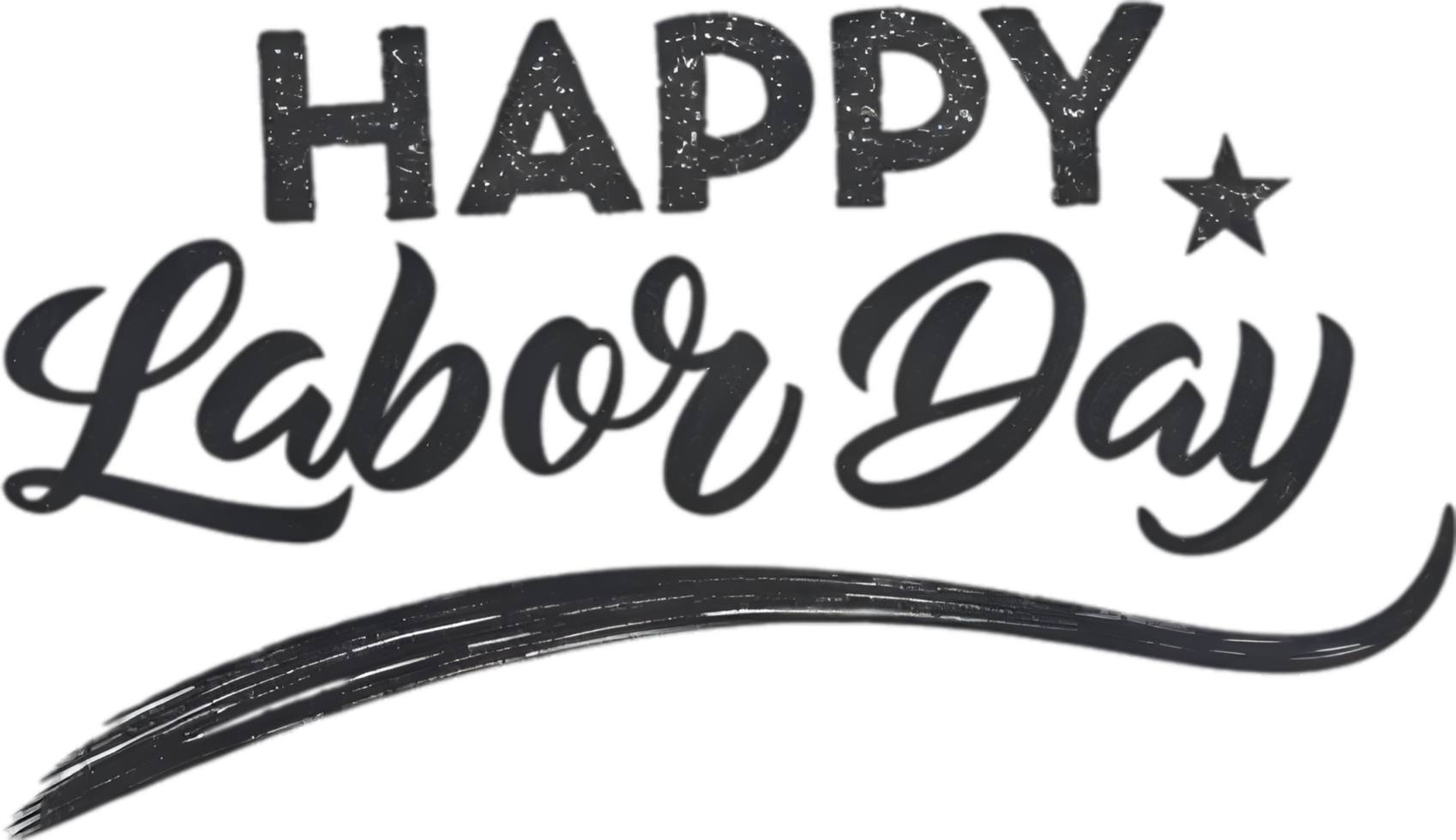 Stylish Happy Labor Day Message in Calligraphy Art. . png